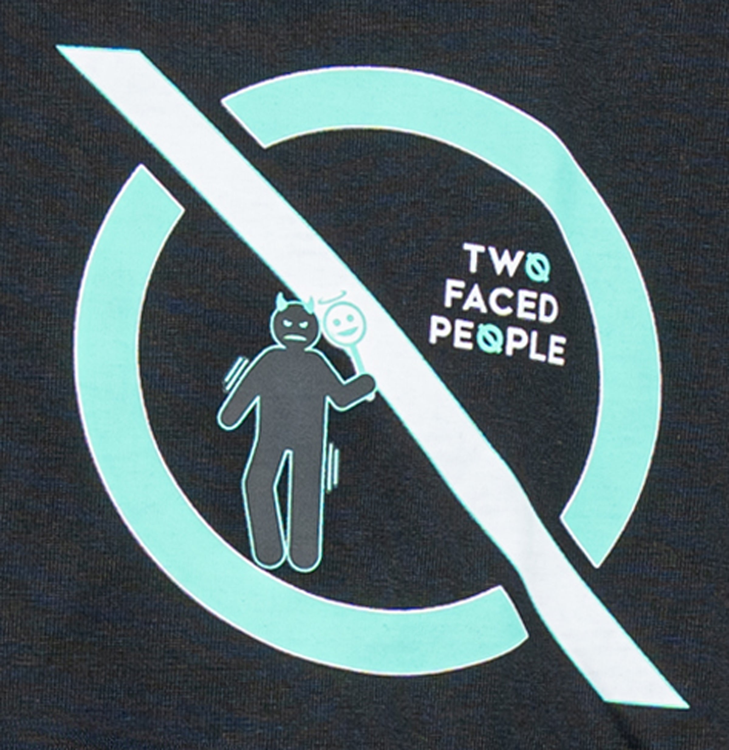 No Two Faced People Oversized Tee – Year of the Snake Collection