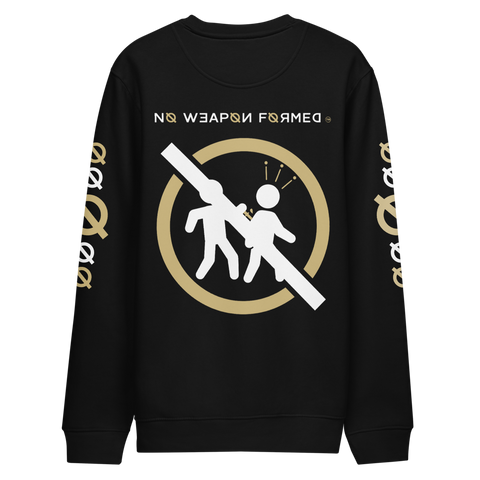 NO WEAPON FORMED 'BACKSTABBERS' GOLD/BLACK/WHITE - Unisex eco sweatshirt
