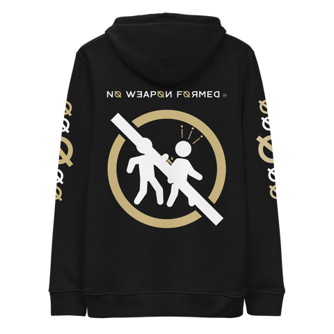 NO WEAPON FORMED 'BACKSTABBERS'  GOLD/BLACK/WHITE - Unisex essential eco hoodie