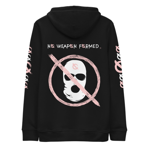 NO WEAPON FORMED 'ROBBER/OPPS' PINK/WHITE/BLACK - Unisex essential eco hoodie