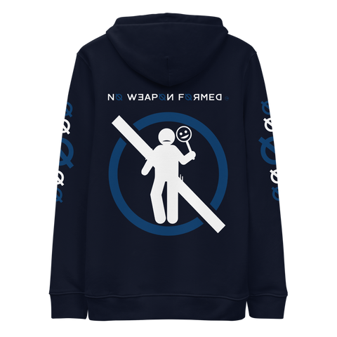 NO WEAPON FORMED 'TWO FACED PPL' NAVY/WHITE/BLACK - Unisex essential eco hoodie