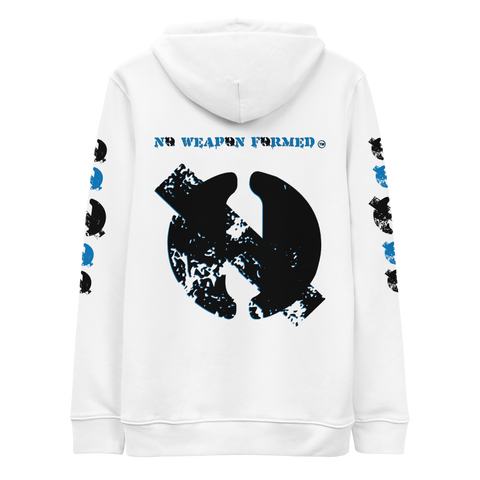 NO WEAPON FORMED DRIPPING BLUE/BLACK - Unisex essential eco hoodie