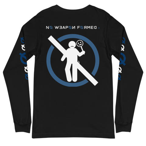 NO WEAPON FORMED 'TWO FACED PPL' NAVY/WHITE/BLACK - Unisex Long Sleeve Tee