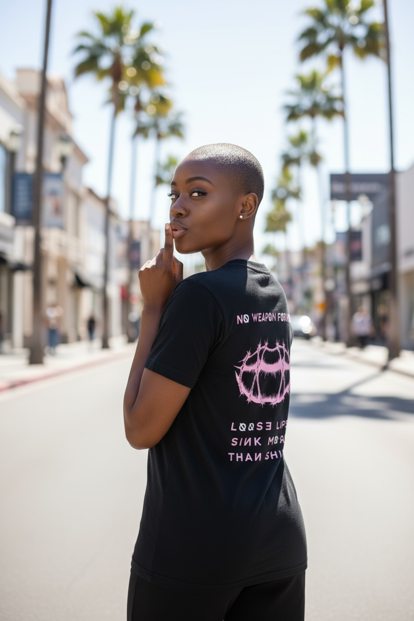 Loose Lips No Gossip Slim T – Year of the Snake Collection