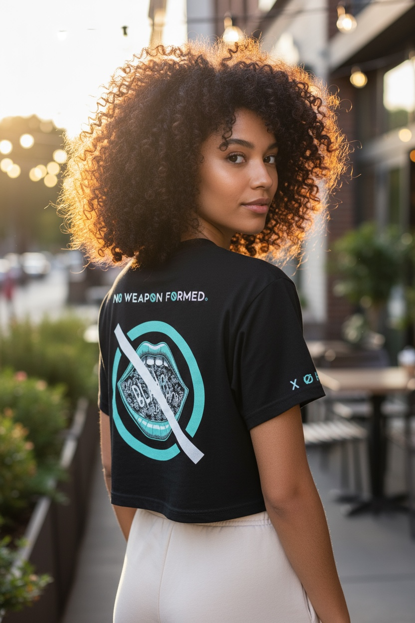 No Gossip Cropped T – Year of the Snake Collection