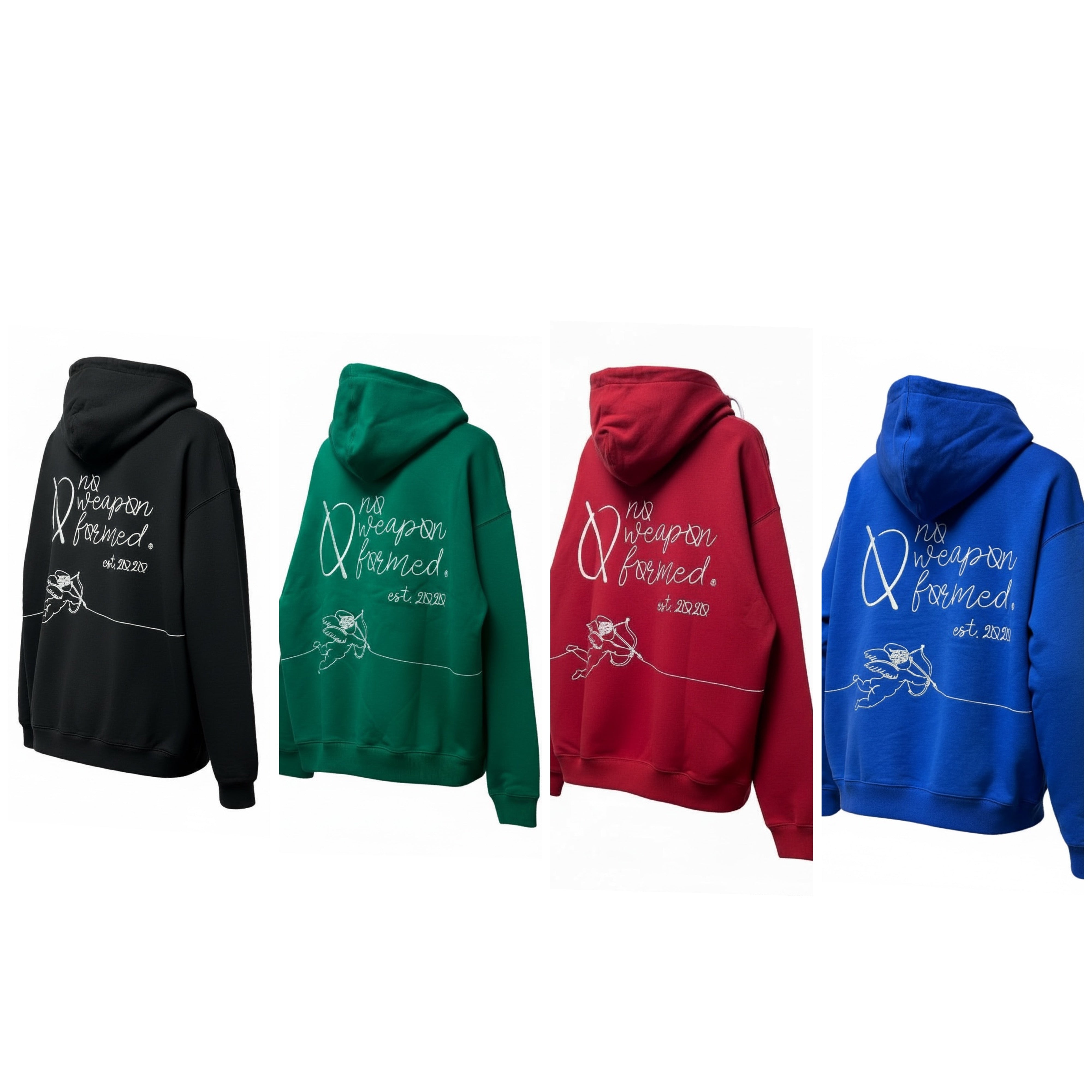 EMBROIDERED STRING ANGEL HOODIE - SCRIPTED ANGEL COLLECTION