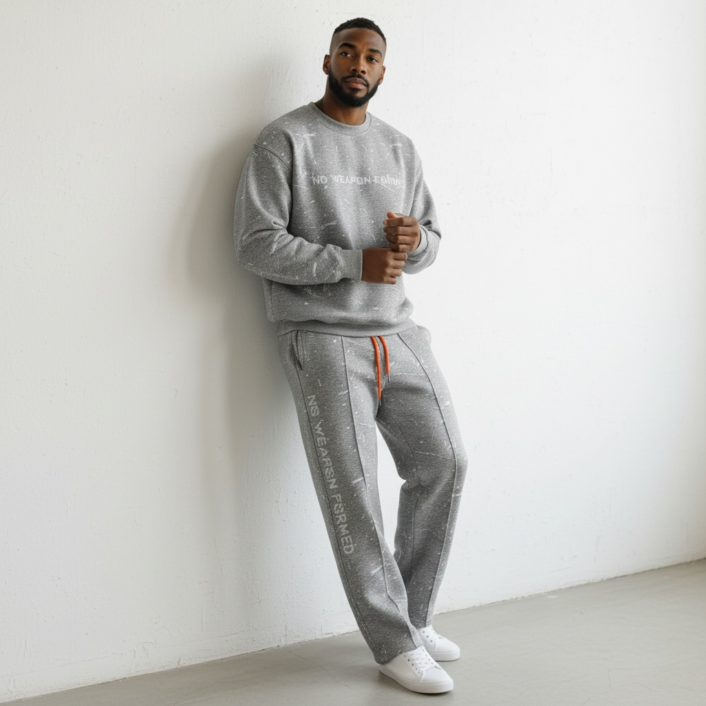 Laser Etched Sweat Suit - NO WEAPON FORMED® Collection