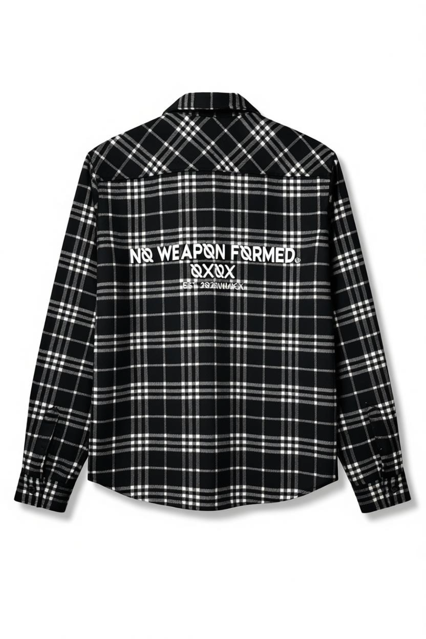 No Weapon Formed Heavy Brushed Flannel Shirt/Jacket