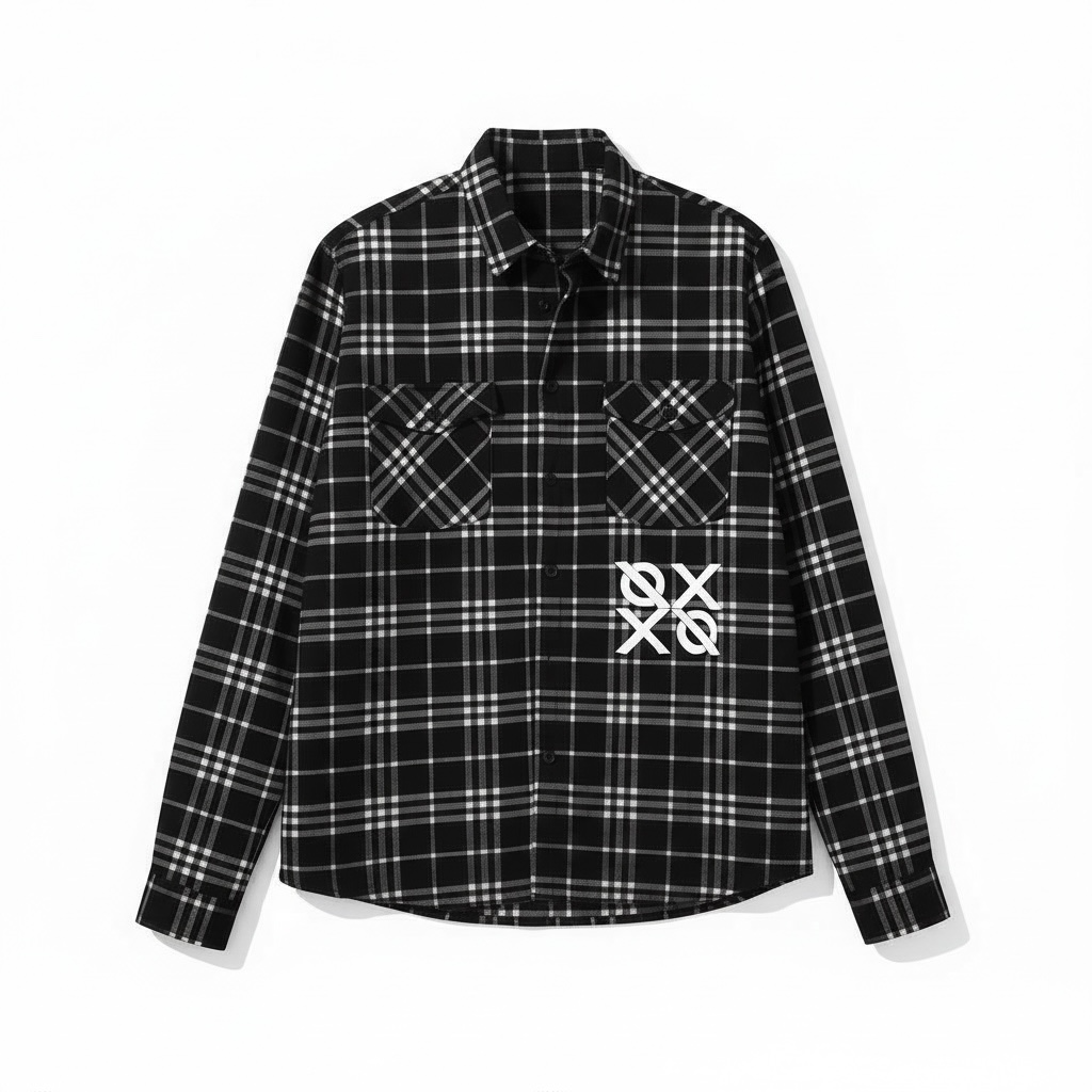 No Weapon Formed Heavy Flannel Shirt/Jacket “Shacket”