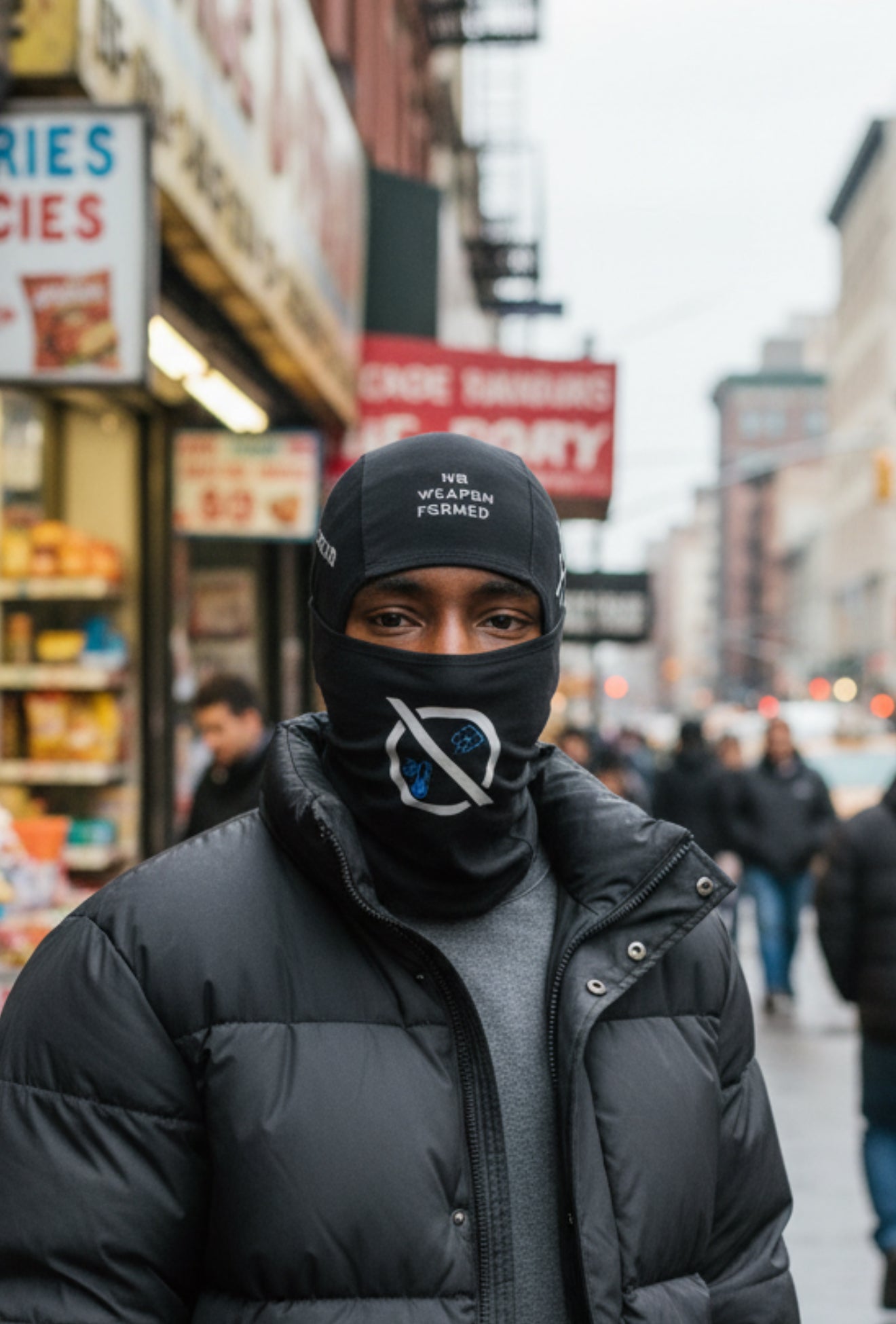 NO WEAPON FORMED® SHIESTY MASK 3M REFLECTIVE LOGO