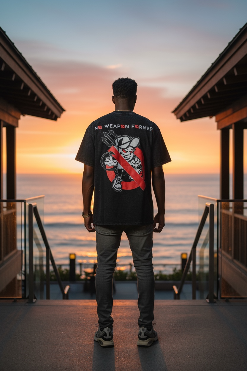 No Devil Oversized Tee - No Devil Formed Collection