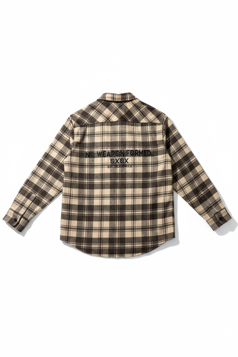 No Weapon Formed Heavy Brushed Flannel Shirt/Jacket