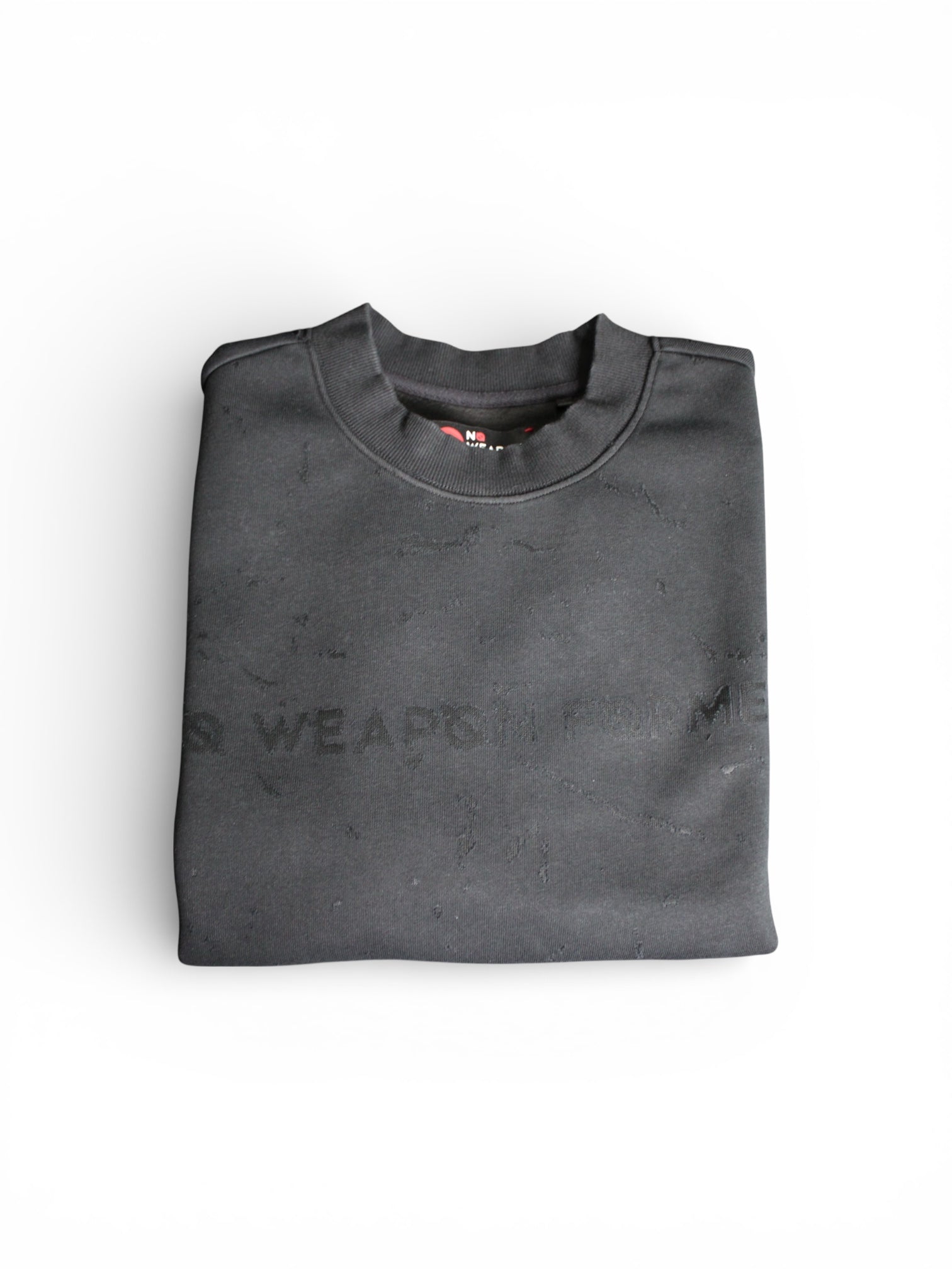 NO WEAPON FORMED® LASER ETCHED BLACK SWEAT SUIT