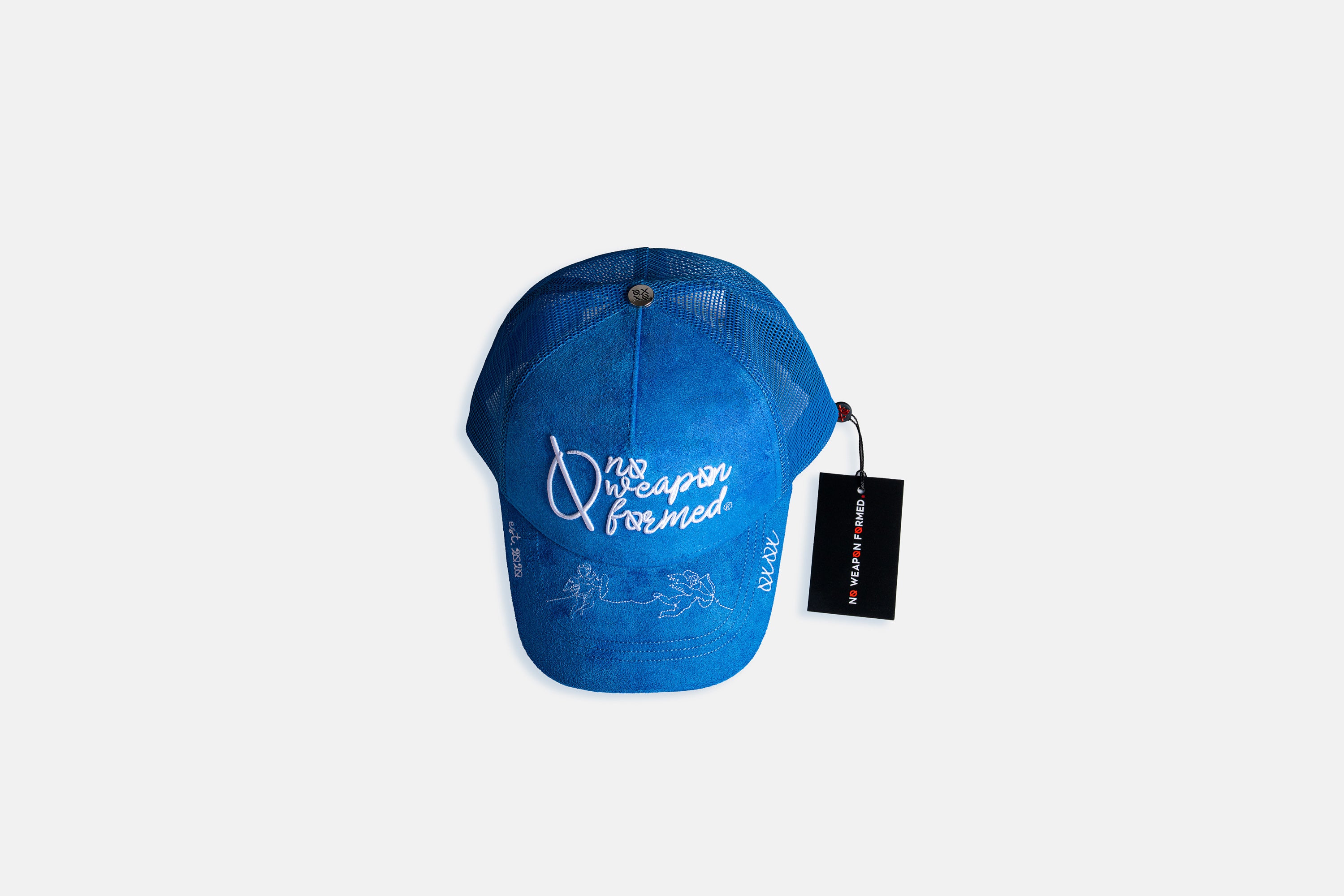 Blue Suede String Angel Trucker Snapback – No Weapon Formed Collection