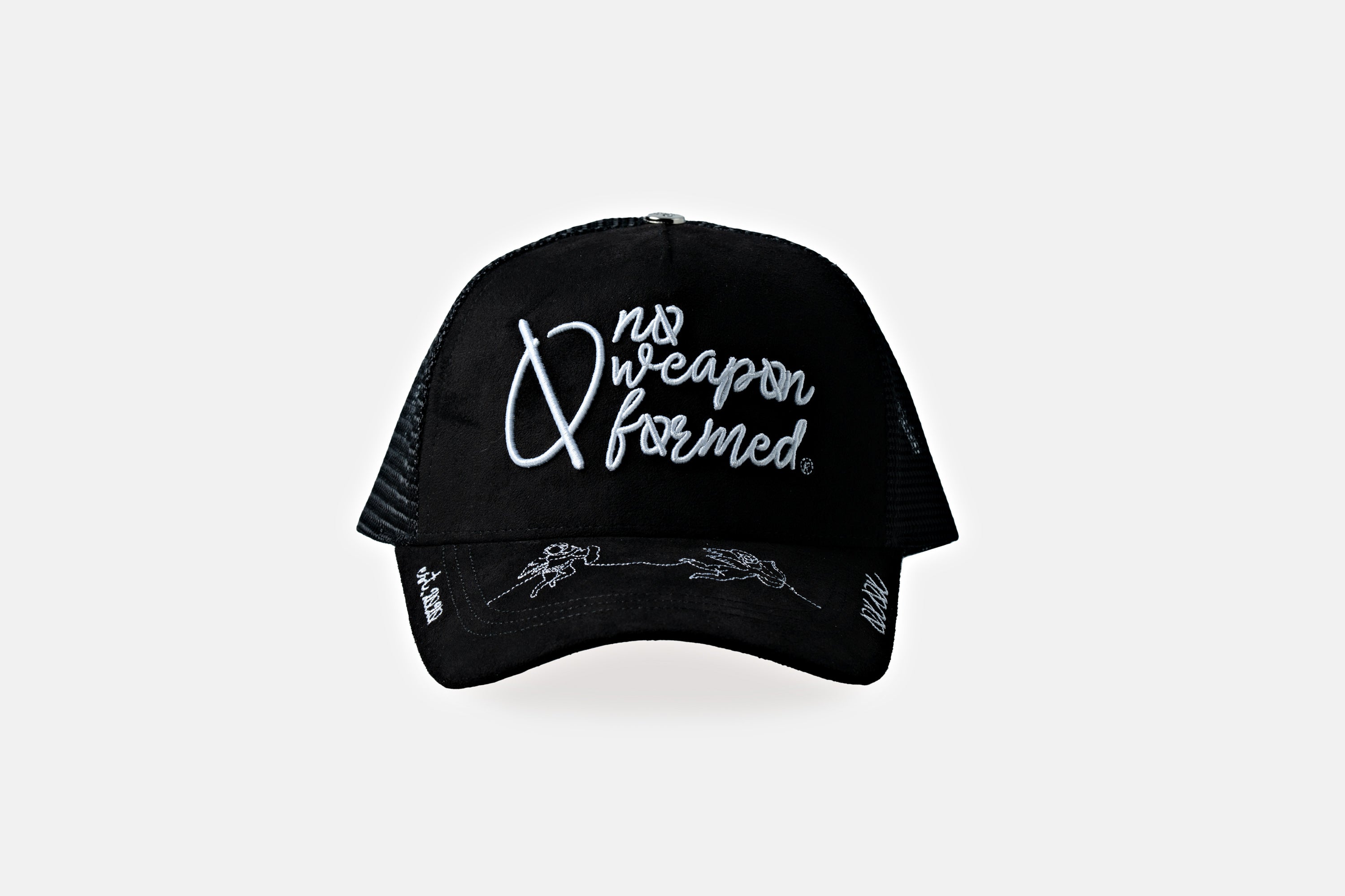 Suede String Angel Trucker Snapback – No Weapon Formed Collection