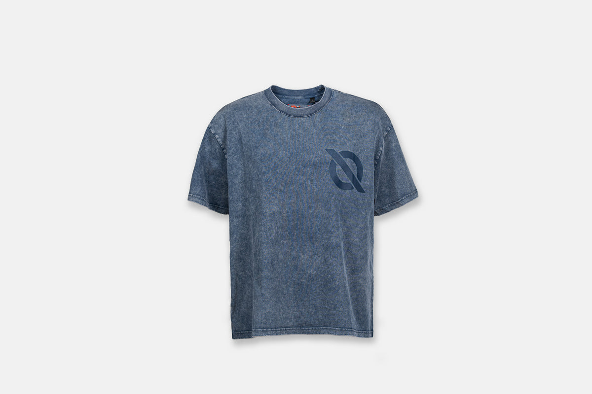 Washed Logo Tee Washed Printed Logo Over Size Tee – No Weapon Formed Collection OXOX