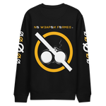 NO WEAPON FORMED 'SHOTGUN' BLACK/YELLOW/WHITE - Unisex eco sweatshirt