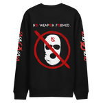 NO WEAPON FORMED 'ROBBER/OPPS' RED/WHITE/BLACK - Unisex eco sweatshirt