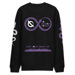 NO WEAPON FORMED 'SNAKES' PURPLE/BLACK/GRAY -  Unisex eco sweatshirt