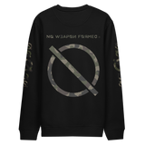 NO WEAPON FORMED DIGITAL CAMO LOGO - Unisex eco sweatshirt