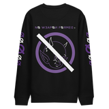 NO WEAPON FORMED 'DEVIL' PURPLE/BLACK/WHITE - Unisex eco sweatshirt