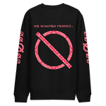 NO WEAPON FORMED PAISLEY RED/WHITE BANDANA PRINT - Unisex eco sweatshirt