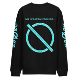 NO WEAPON FORMED LOGO PAISLEY MINT BANDANA PRINT - Unisex eco sweatshirt