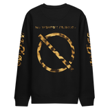 NO WEAPON FORMED LEOPARD LOGO - Unisex eco sweatshirt