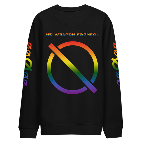 NO WEAPON FORMED LGBT+ LOGO - Unisex eco sweatshirt