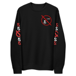 NO WEAPON FORMED 'ROBBER/OPPS' RED/WHITE/BLACK - Unisex eco sweatshirt