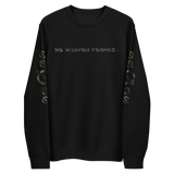 NO WEAPON FORMED DIGITAL CAMO LOGO - Unisex eco sweatshirt