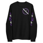 NO WEAPON FORMED 'DEVIL' PURPLE/BLACK/WHITE - Unisex eco sweatshirt