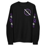 NO WEAPON FORMED 'DEVIL' PURPLE/BLACK/WHITE - Unisex eco sweatshirt