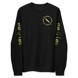 NO WEAPON FORMED FLANNEL BLACK/YELLOW - Unisex eco sweatshirt