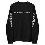 NO WEAPON FORMED "SURROUNDED BY ANGELS" WHITE/GREY - Unisex eco sweatshirt