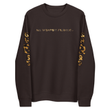 NO WEAPON FORMED LEOPARD LOGO - Unisex eco sweatshirt