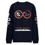 NO WEAPON FORMED 'SNAKES' BLACK/ORANGE - Unisex eco sweatshirt