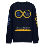 NO WEAPON FORMED 'SNAKES' BLUE/YELLOW - Unisex eco sweatshirt