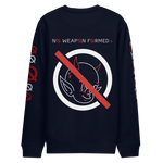 NO WEAPON FORMED 'DEVIL'  BLACK/RED/WHITE - Unisex eco sweatshirt