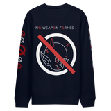 NO WEAPON FORMED 'DEVIL'  BLACK/RED/WHITE - Unisex eco sweatshirt