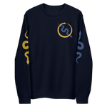 NO WEAPON FORMED 'SNAKES' BLUE/YELLOW - Unisex eco sweatshirt