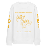 NO WEAPON FORMED 'ANGELS GOT YOUR BACK' YELLOW - Unisex eco sweatshirt