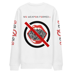 NO WEAPON FORMED 'GOSSIP' RED/BLACK/WHITE - Unisex eco sweatshirt