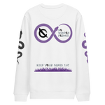 NO WEAPON FORMED 'SNAKES' PURPLE/BLACK/GRAY -  Unisex eco sweatshirt