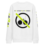 NO WEAPON FORMED 'SHOTGUN' Neon/Black/White - Unisex eco sweatshirt