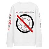 NO WEAPON FORMED 'DEVIL'  BLACK/RED/WHITE - Unisex eco sweatshirt