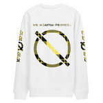 NO WEAPON FORMED FLANNEL BLACK/YELLOW - Unisex eco sweatshirt