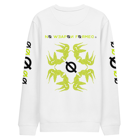 NO WEAPON FORMED "SURROUNDED BY ANGELS" - Unisex eco sweatshirt