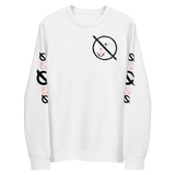NO WEAPON FORMED 'ROBBER/OPPS' PINK/WHITE/BLACK - Unisex eco sweatshirt