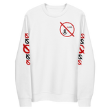 NO WEAPON FORMED 'ROBBER/OPPS' RED/WHITE/BLACK - Unisex eco sweatshirt